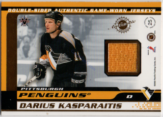 Kasparaitis - Kovalev Vanguard 2002/03 Game Used Jersey # 25