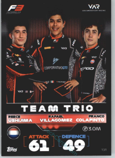 Ushijima, Villagómez & Colapinto (Van Amersfoort Racing) 2022 Turbo Attax #131