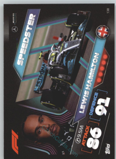 Lewis Hamilton (Mercedes-AMG) 2022 Turbo Attax #138