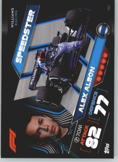 Alex Albon (Williams) 2022 Turbo Attax #151