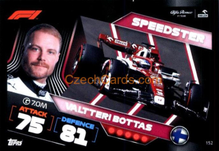 Valtteri Bottas (Alfa Romeo) 2022 Turbo Attax #152