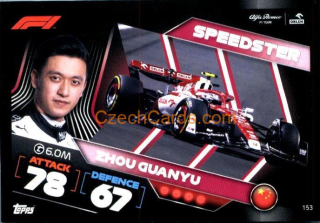 Zhou Guanyu (Alfa Romeo) 2022 Turbo Attax #153