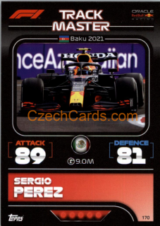 Sergio Perez (Red Bull Racing) 2022 Turbo Attax #170