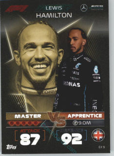 Lewis Hamilton (Mercedes-AMG) 2022 Turbo Attax #EX 9