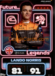 Lando Norris (McLaren) 2022 Turbo Attax #EX 13