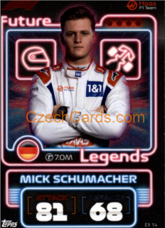 Mick Schumacher (Haas) 2022 Turbo Attax #EX 14