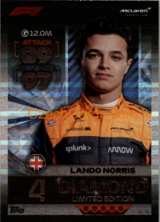 Lando Norris (McLaren) 2022 Turbo Attax #LE 1D